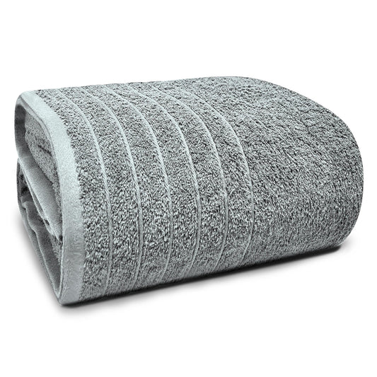 Tens Towels Pack of 1 Jumbo Bath Sheet 40 x 80 Inches, Extra Large & Light Weight, Quicker to Dry, 100% Cotton, Super Soft & Absorbent, Perfect to Wrap Yourself in, Cool Grey