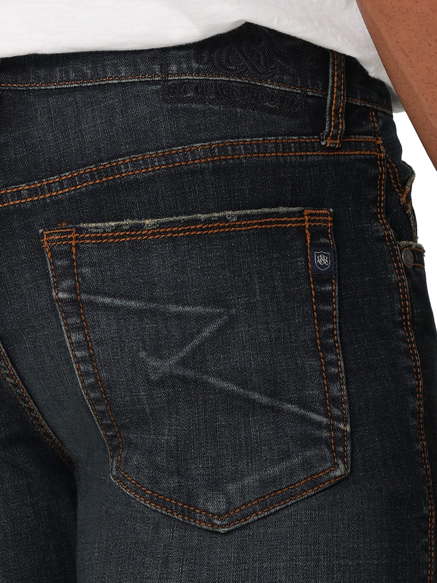 Rock & Republic Men's Mid-Rise Bootcut Jean, Straight Shot, 36W x 36L