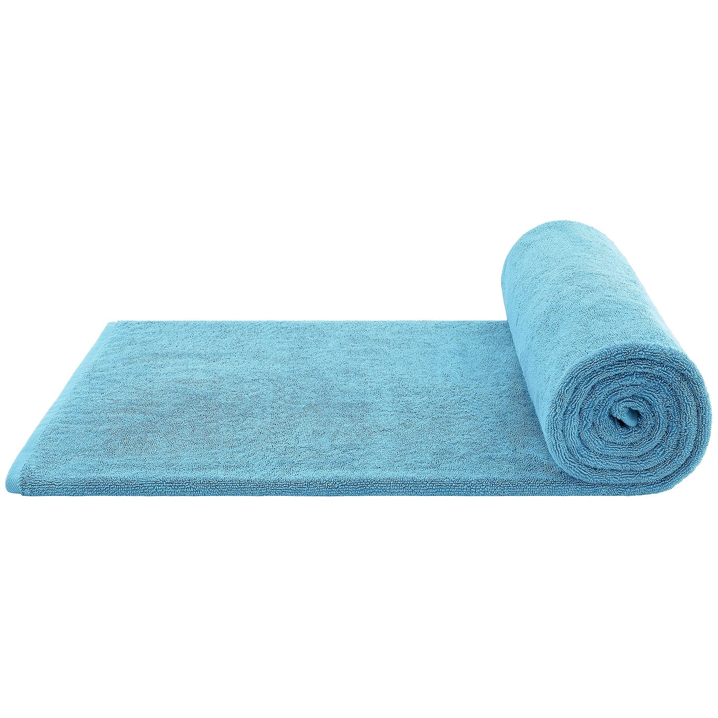 Cotton Paradise 100% Cotton 40x80 Oversized Bath Sheet, Extra Large Turkish Bath Towels for Bathroom, Sky Blue Bathsheet