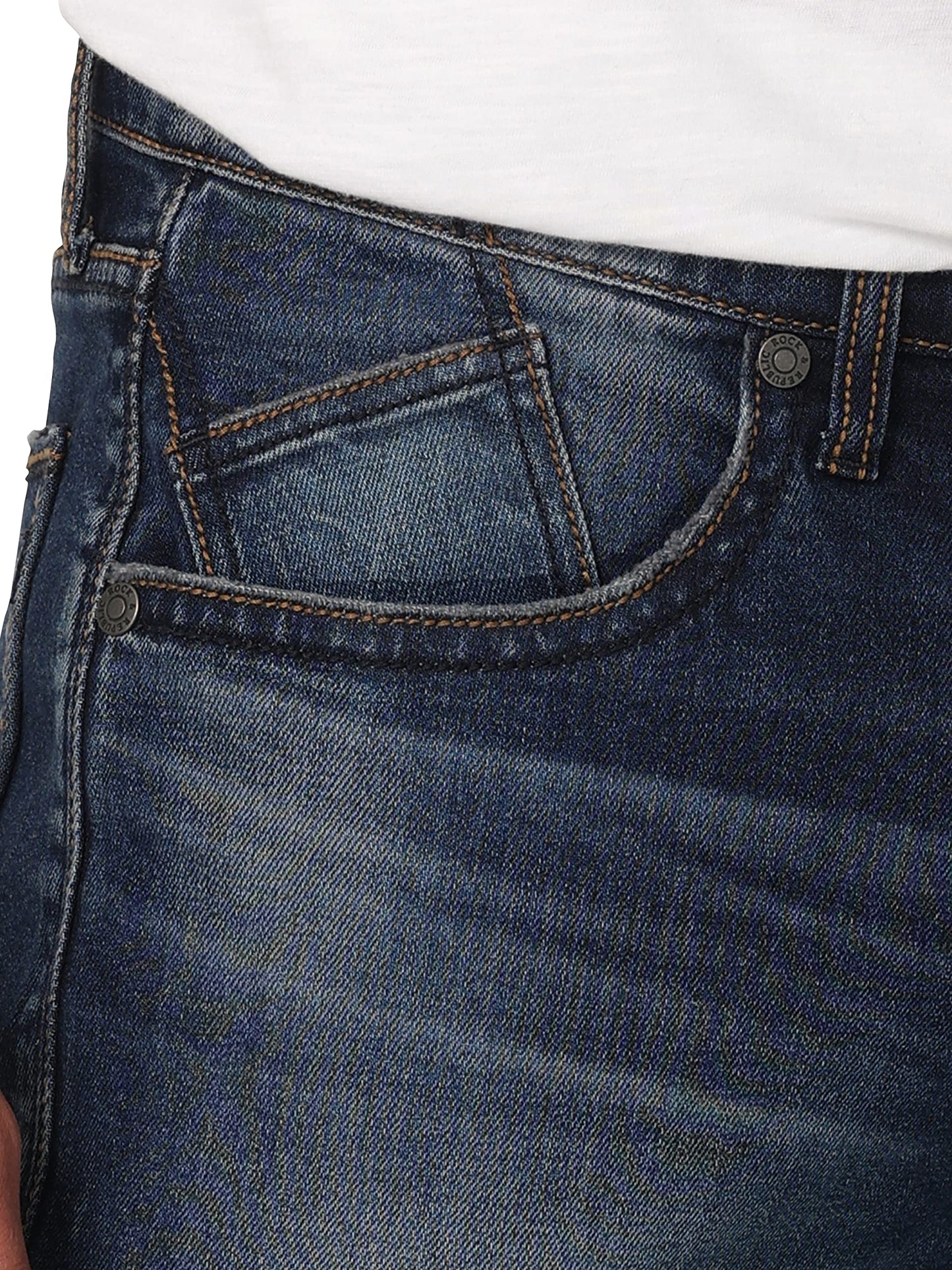 Rock & Republic Men's Mid-Rise Bootcut Jean, Hall of Fame, 34W x 36L