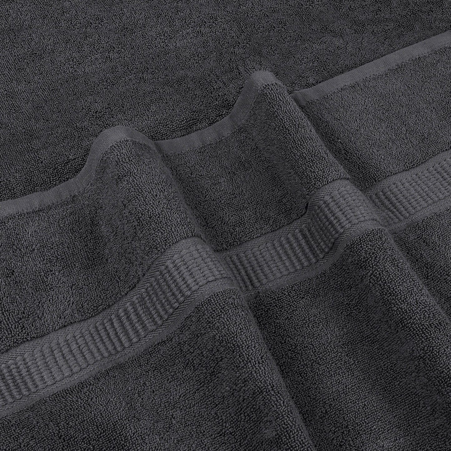 Utopia Towels Luxurious Jumbo Bath Sheet 2 Piece, 600 GSM, 35 by 70 Inches, 100% Ring Spun Cotton, Highly Absorbent and Quick Dry Extra Large Bath Towel, Super Soft Towel, Grey