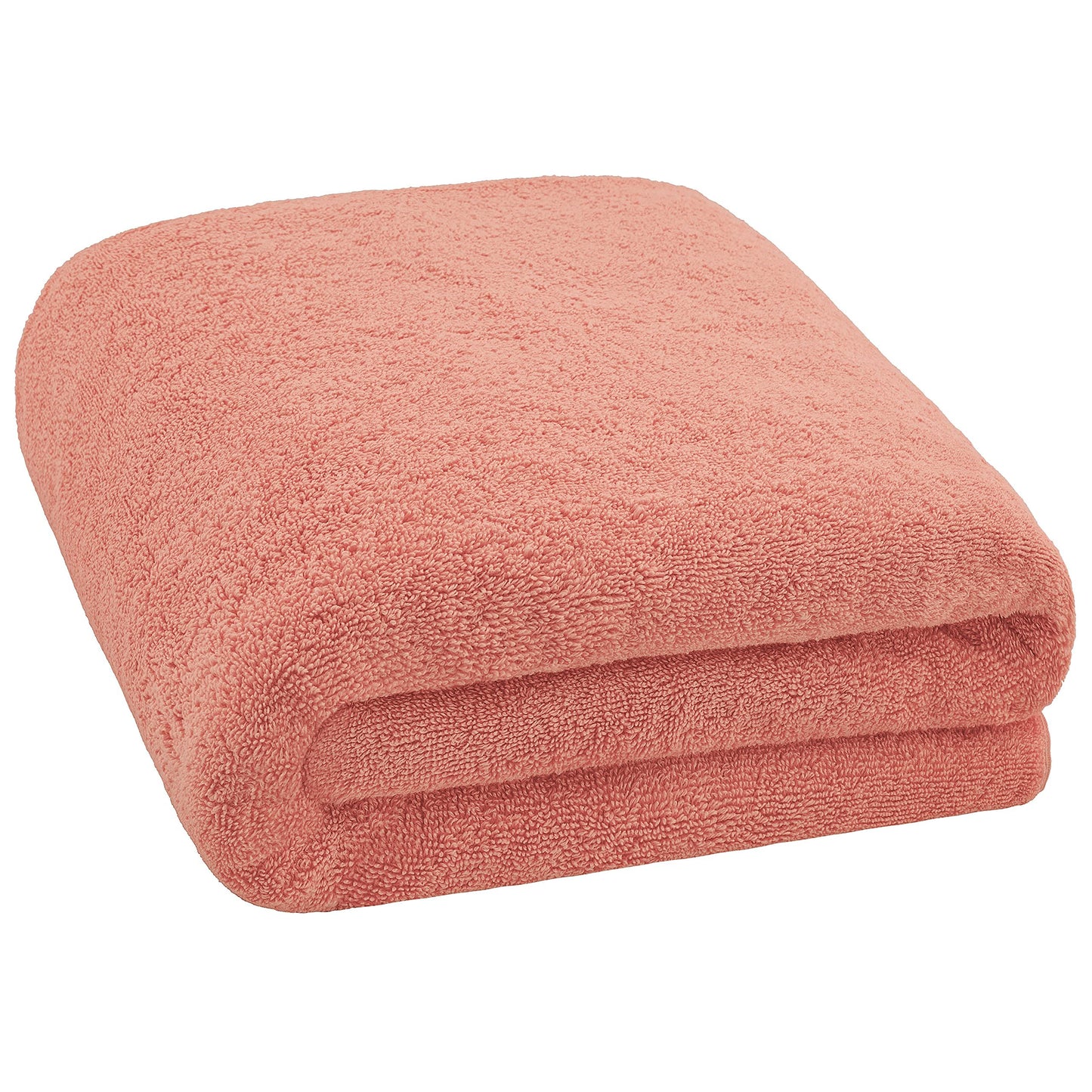 Cotton Paradise 100% Cotton 40x80 Oversized Bath Sheet, Extra Large Turkish Bath Towels for Bathroom, Coral Bathsheet