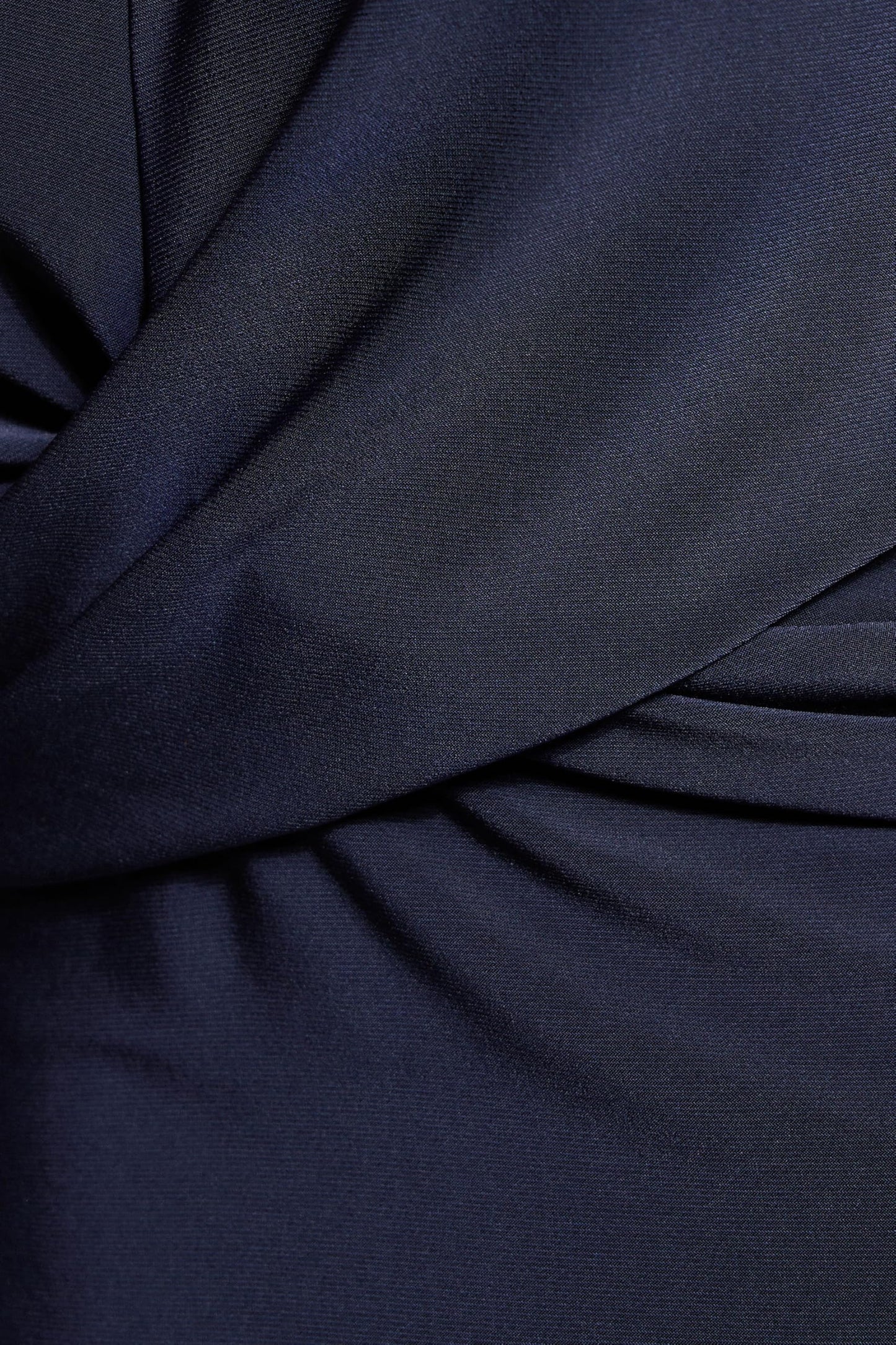 Long Tall Sally LTS Tall Ruched Bust Midi Dress Navy 14