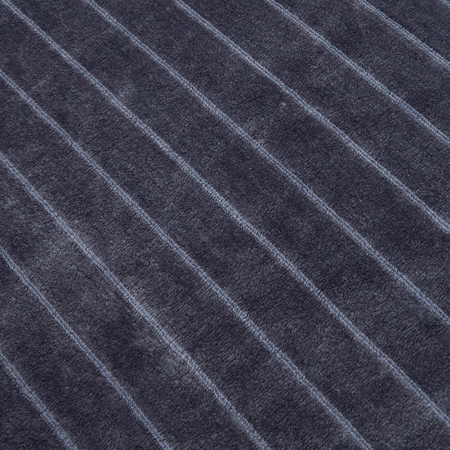 Serenhom Extra Large 120x120 Inch Giant Soft Cozy Fleece Blanket, Huge Oversized Seamless King 3D Jacquard Decorative California King Blanket for Bed, Couch, Travel - Striped Dark Grey