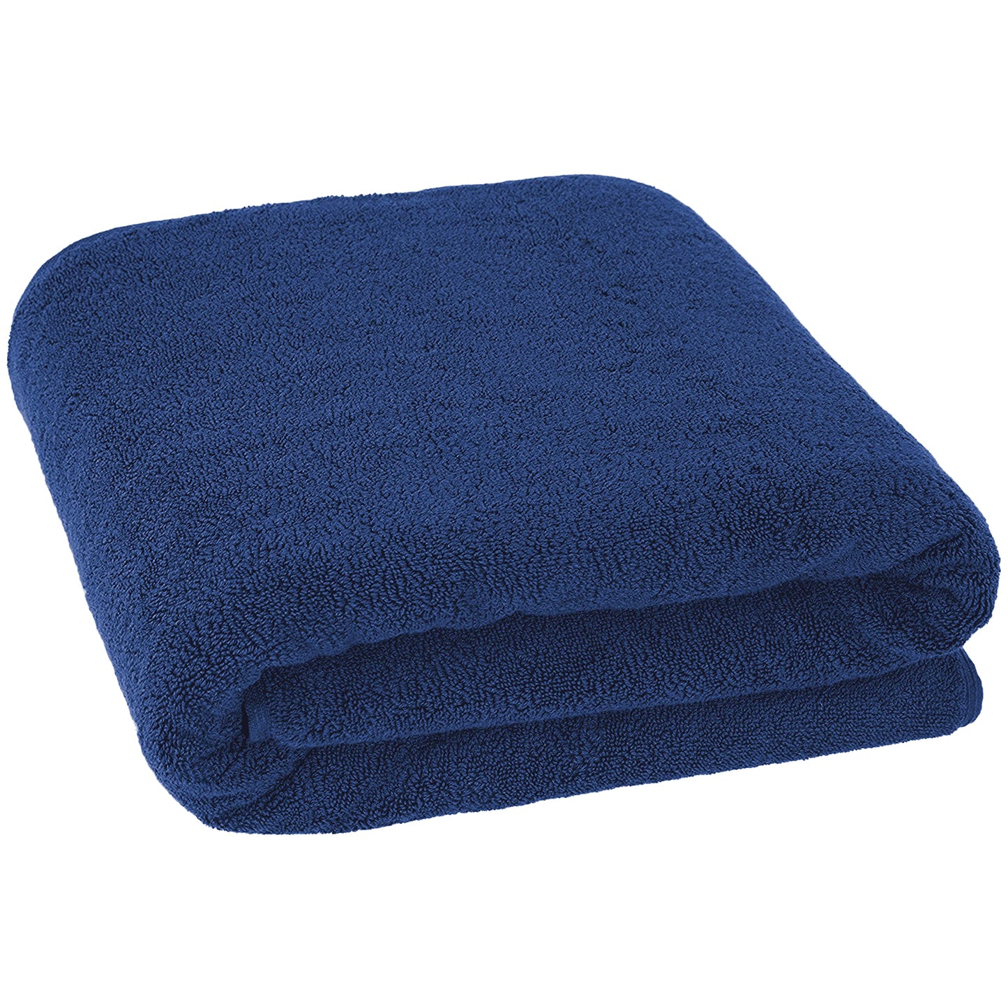 Cotton Paradise 100% Cotton 40x80 Oversized Bath Sheet, Extra Large Turkish Bath Towels for Bathroom, Navy Blue Bathsheet