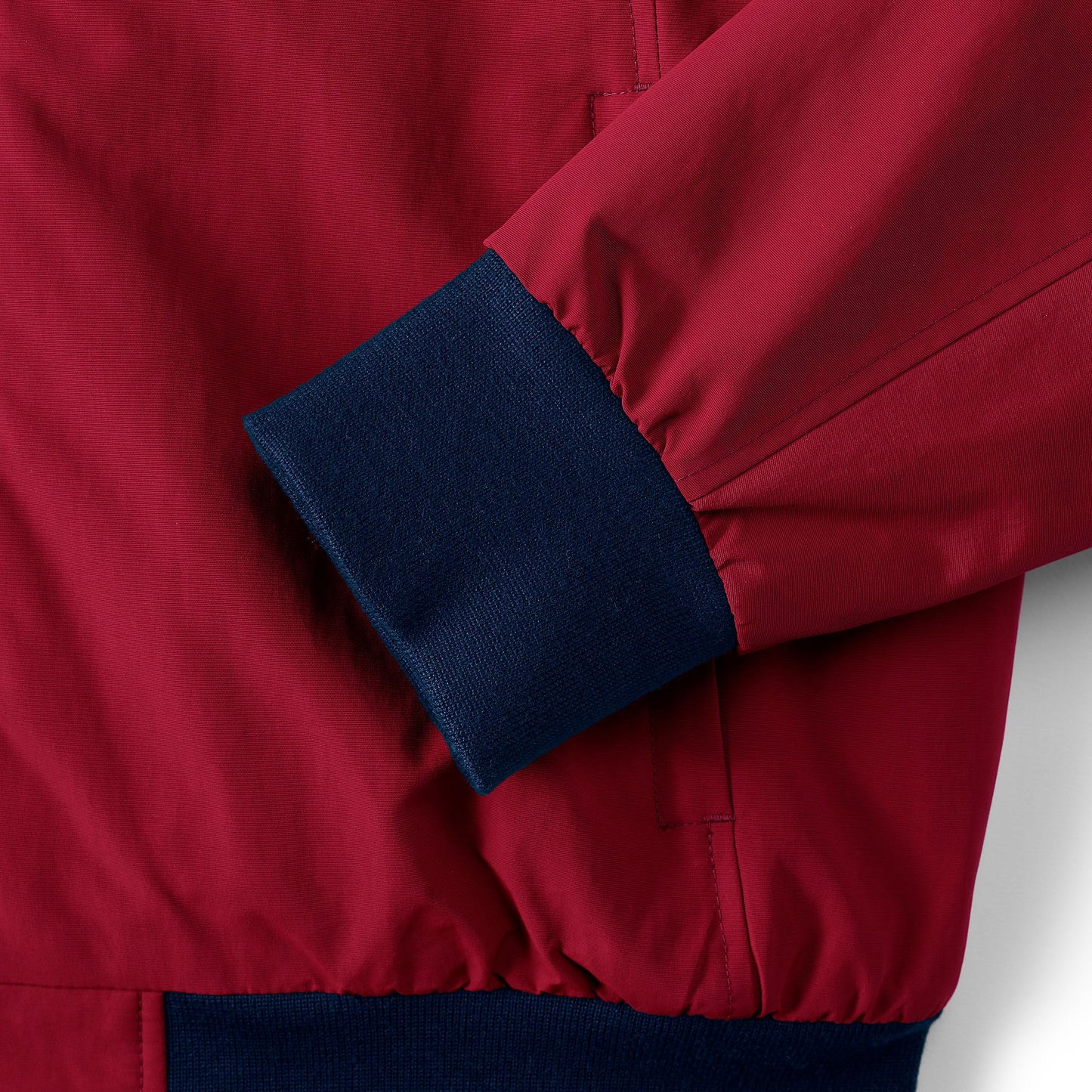 Lands' End Mens Squall Classic Bomber Jacket Fresh Cranberries Tall Medium