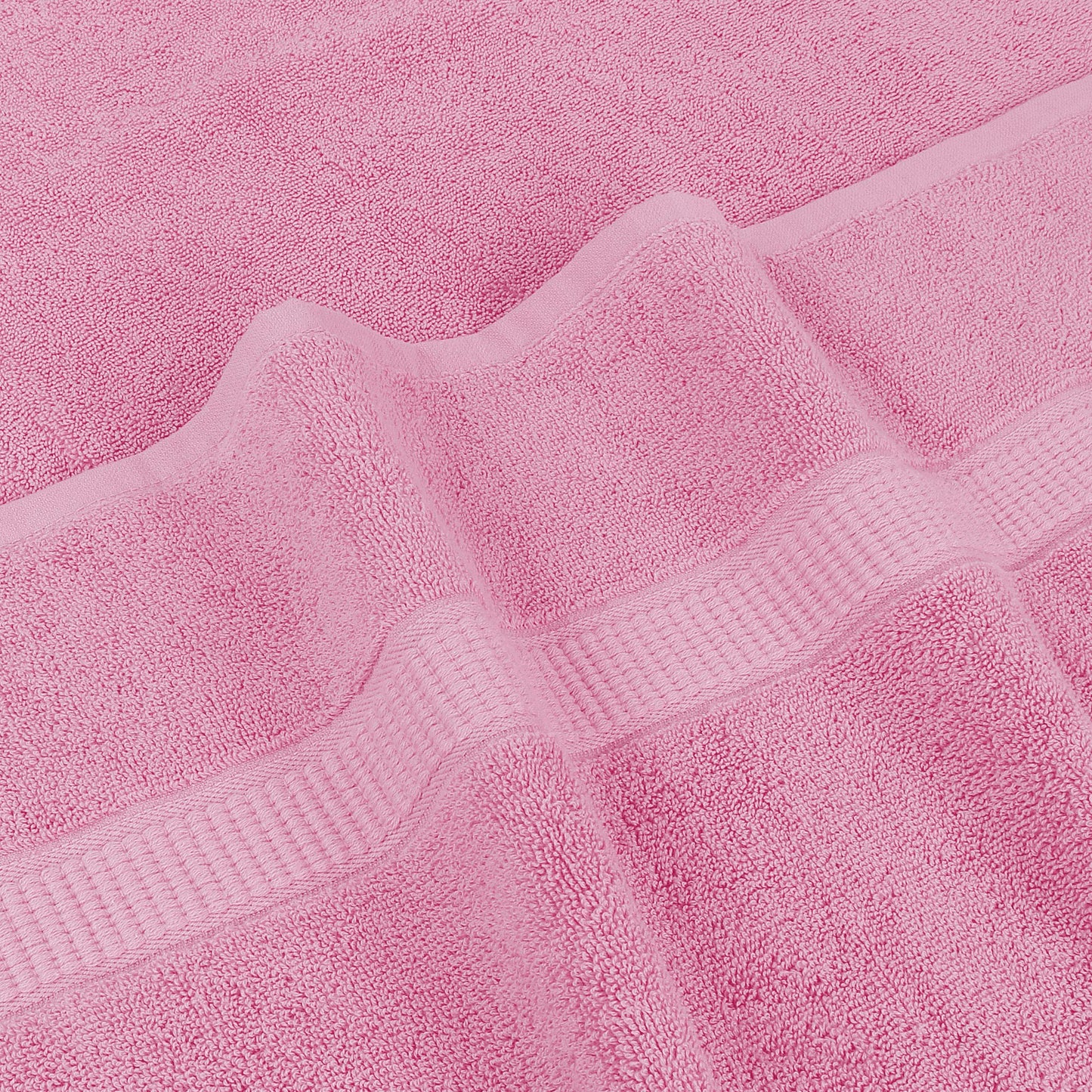 Utopia Towels Luxurious Jumbo Bath Sheet 2 Piece, 600 GSM, 35 by 70 Inches, 100% Ring Spun Cotton, Highly Absorbent and Quick Dry Extra Large Bath Towel, Super Soft Towel, Pink