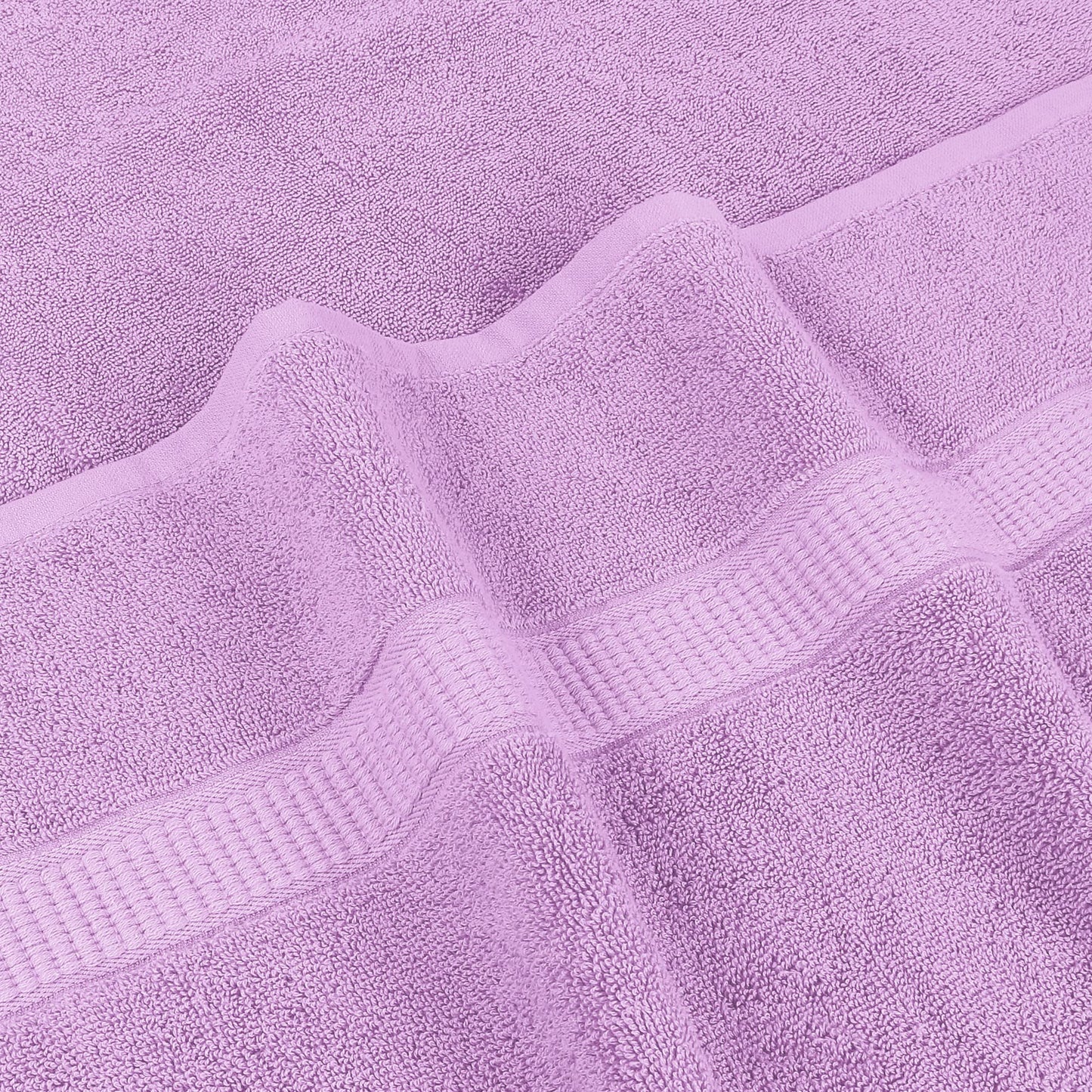 Utopia Towels Luxurious Jumbo Bath Sheet 2 Piece, 600 GSM, 35 by 70 Inches, 100% Ring Spun Cotton, Highly Absorbent and Quick Dry Extra Large Bath Towel, Super Soft Towel, Lavender