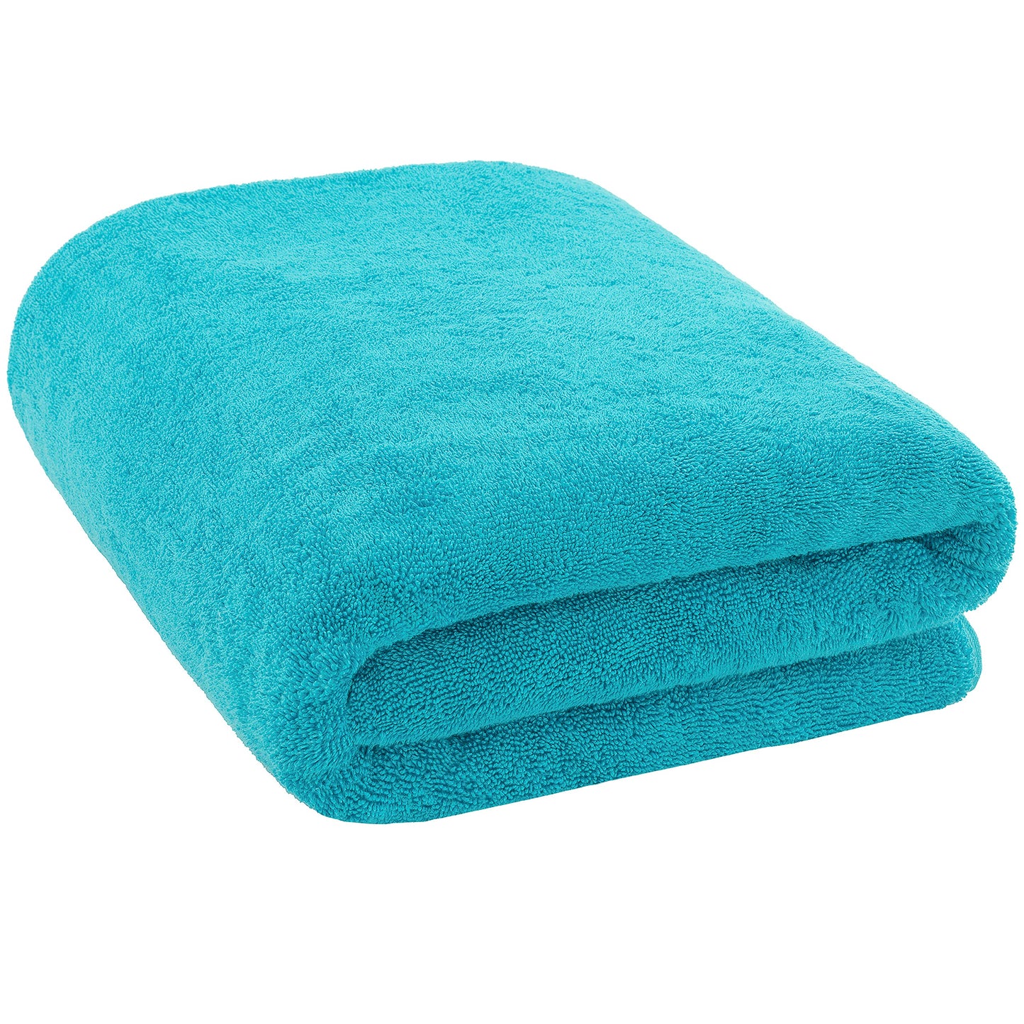 Cotton Paradise 100% Cotton 40x80 Oversized Bath Sheet, Extra Large Turkish Bath Towels for Bathroom, Aqua Blue Bathsheet