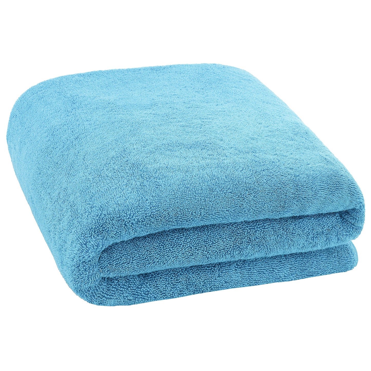 Cotton Paradise 100% Cotton 40x80 Oversized Bath Sheet, Extra Large Turkish Bath Towels for Bathroom, Sky Blue Bathsheet