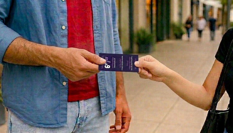 We Mean TALL Business Cards