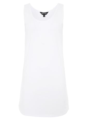 Long Tall Sally Women Tall Longline Undershirt Top White 6-8