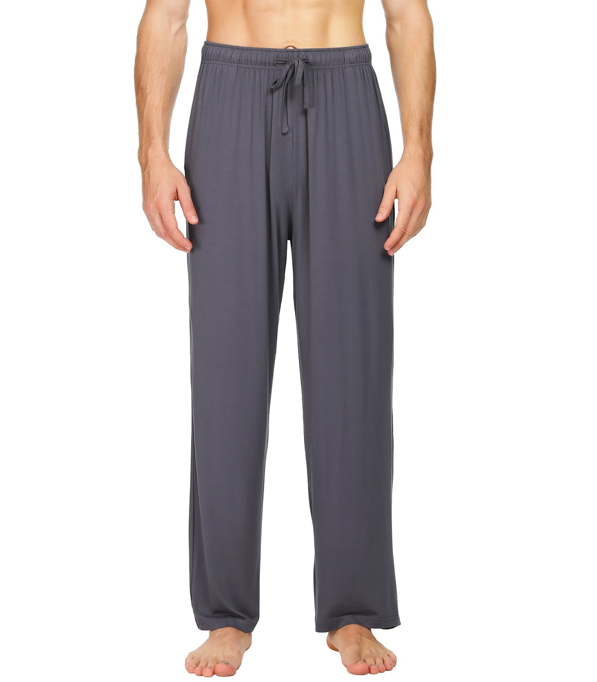 WiWi Mens Bamboo Pajama Pants Soft Sleep Bottoms