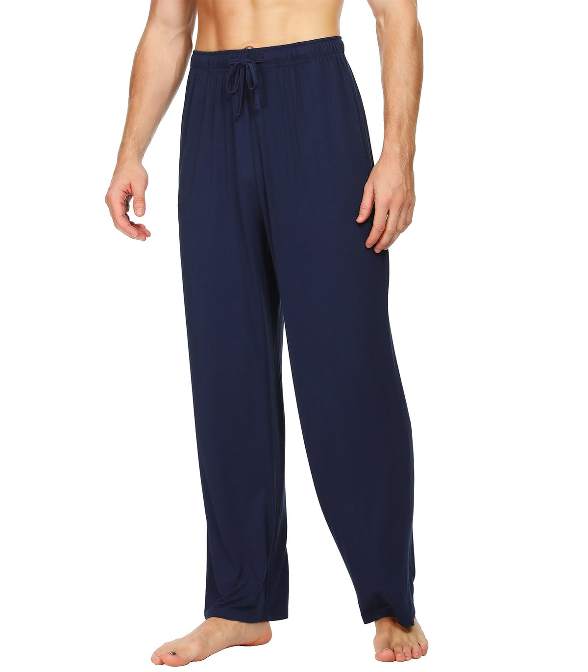WiWi Mens Bamboo Pajama Pants Soft Sleep Bottoms