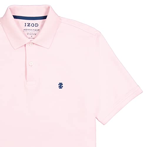 IZOD Men’s Big-and-Tall Advantage Performance Short-Sleeve Solid Polo Shirt, Fairy Tale, 4X-Large