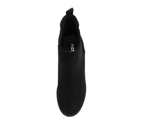 Black Imitation Suede