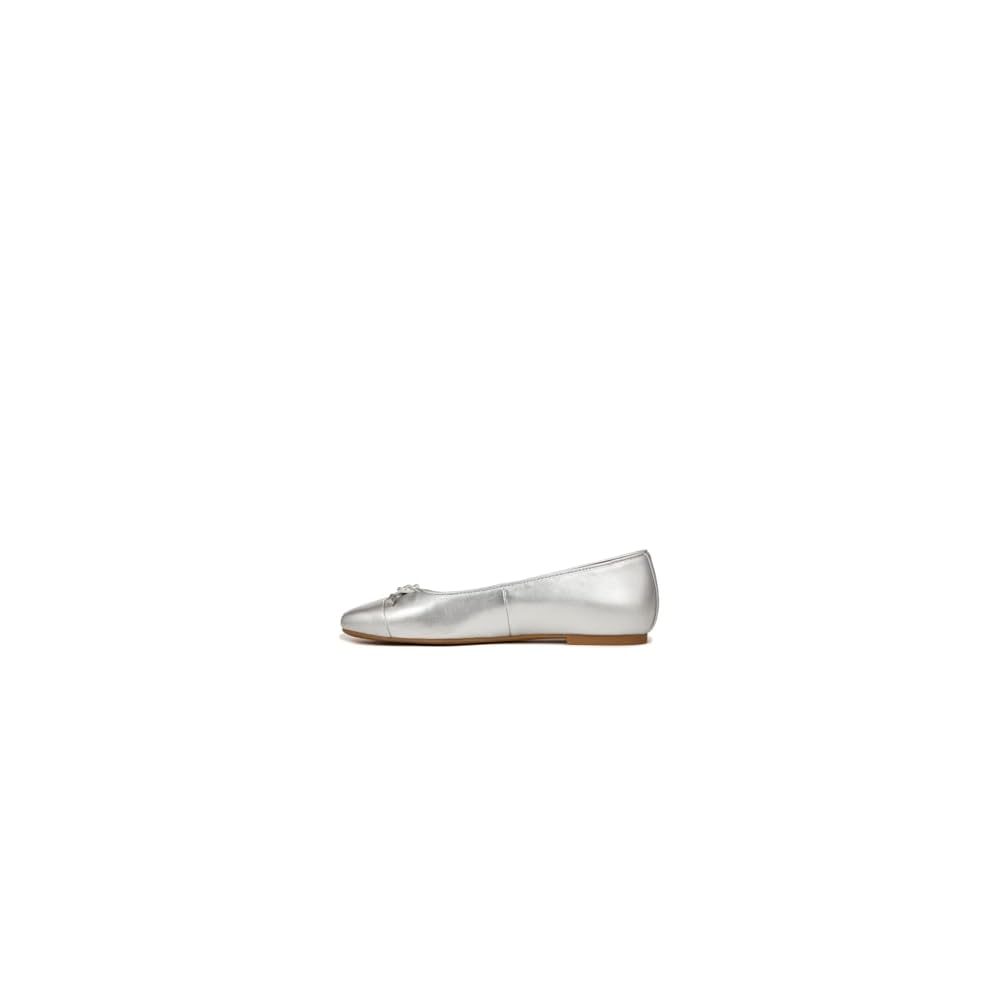 Silver Metallic Leather