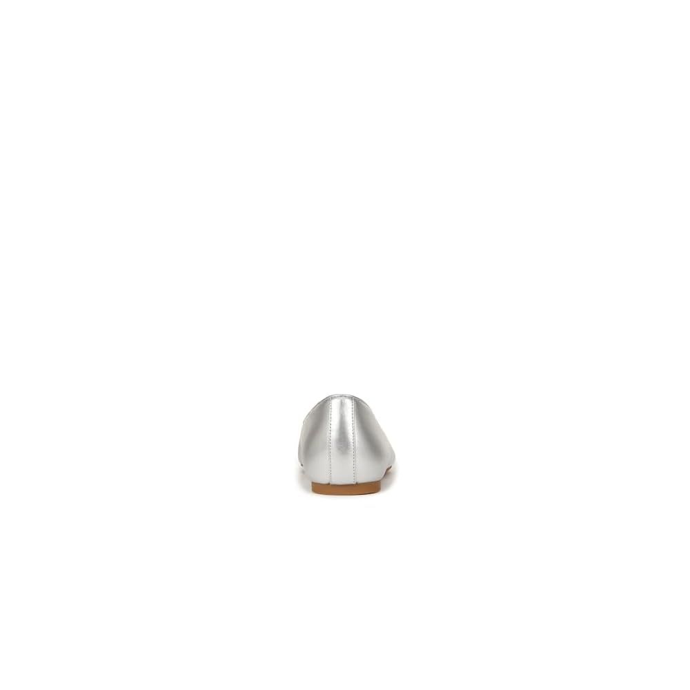 Silver Metallic Leather