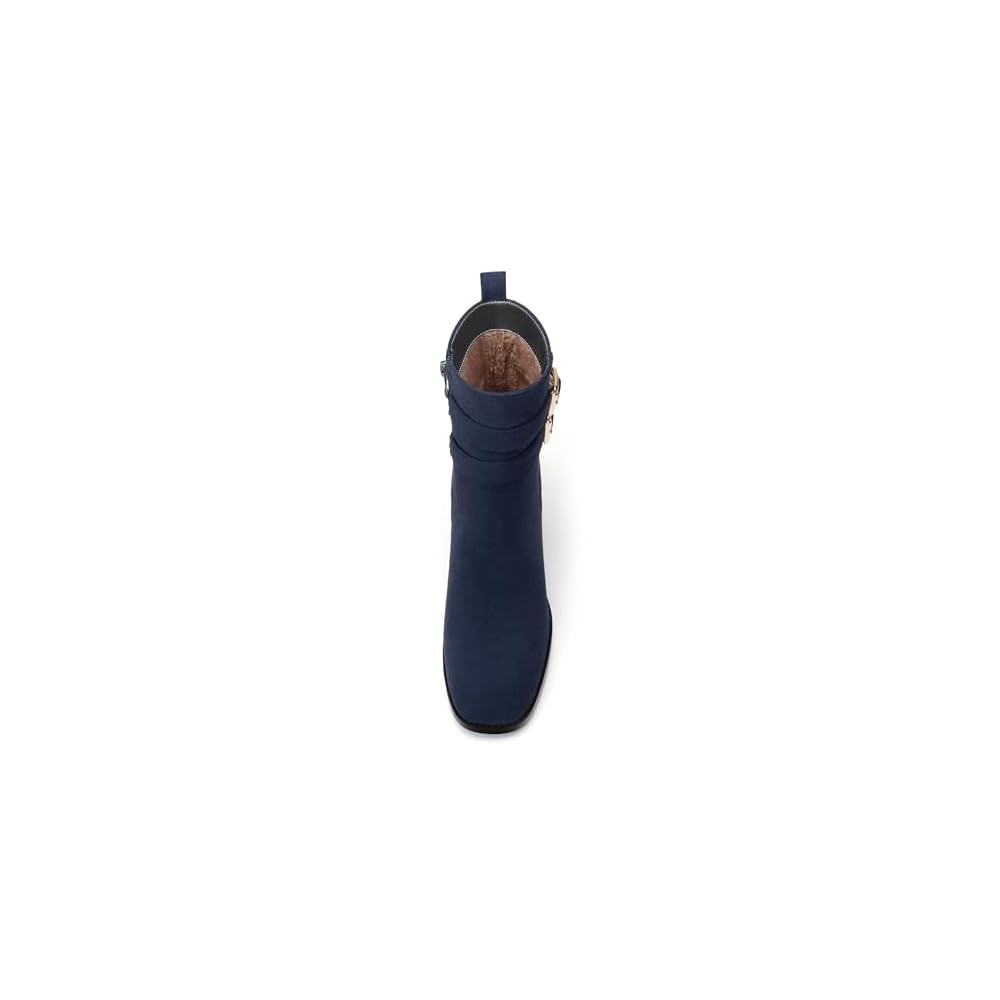 Navy Blue Suede