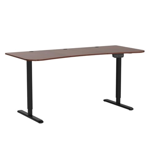 Dark Walnut Top / Black Frame
