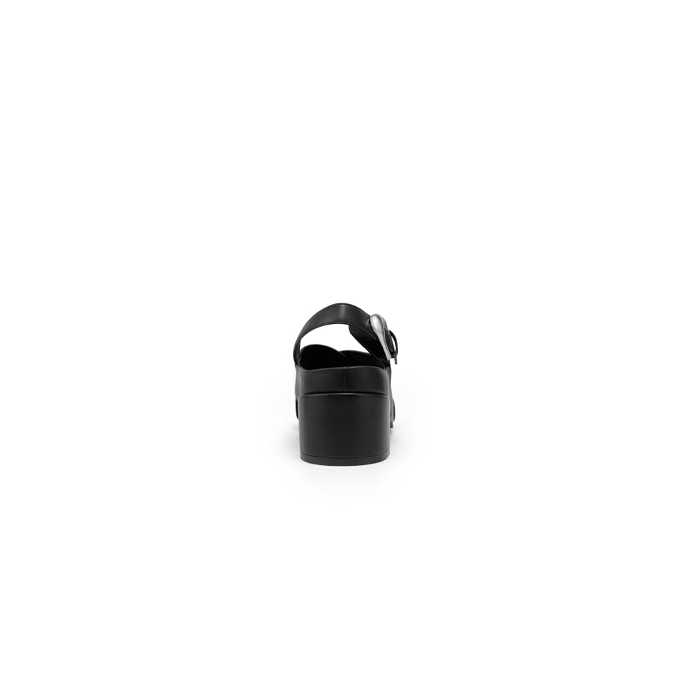 Black Faux Calf