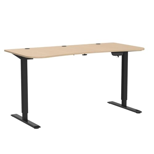 Light Wood Top / Black Frame