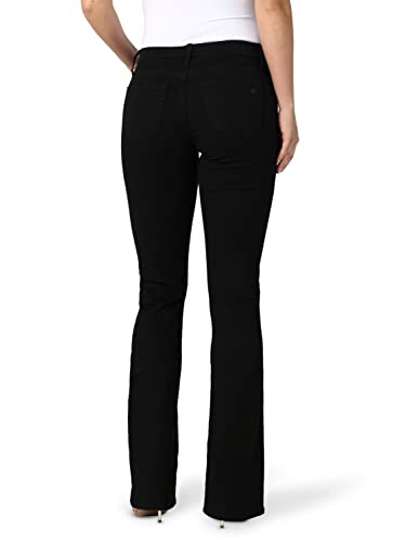 Rock & Republic Women's Kasandra Mid Rise Bootcut Jean, DNA - Black, 12 Long
