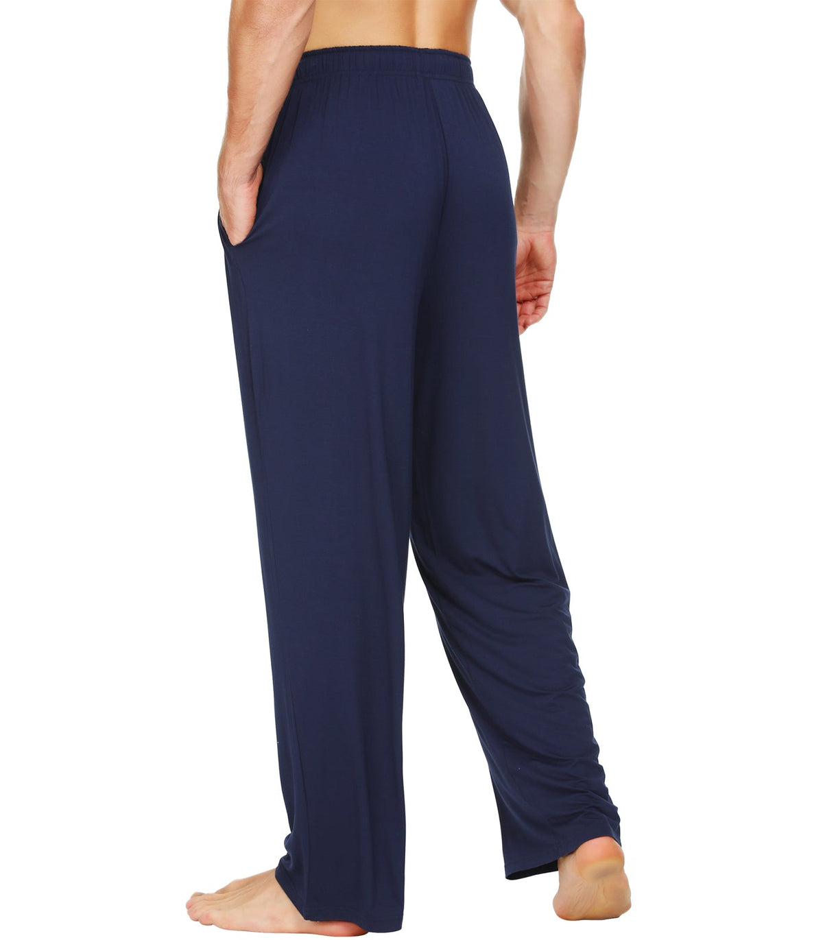 WiWi Mens Bamboo Pajama Pants Soft Sleep Bottoms