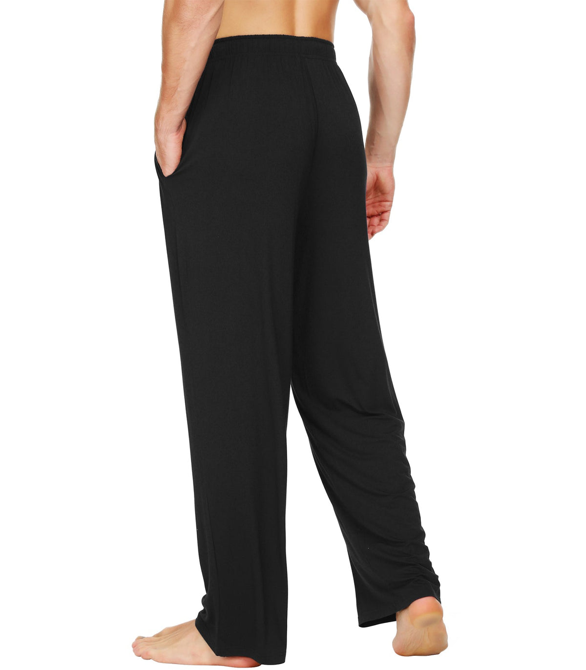 WiWi Mens Bamboo Pajama Pants Soft Sleep Bottoms