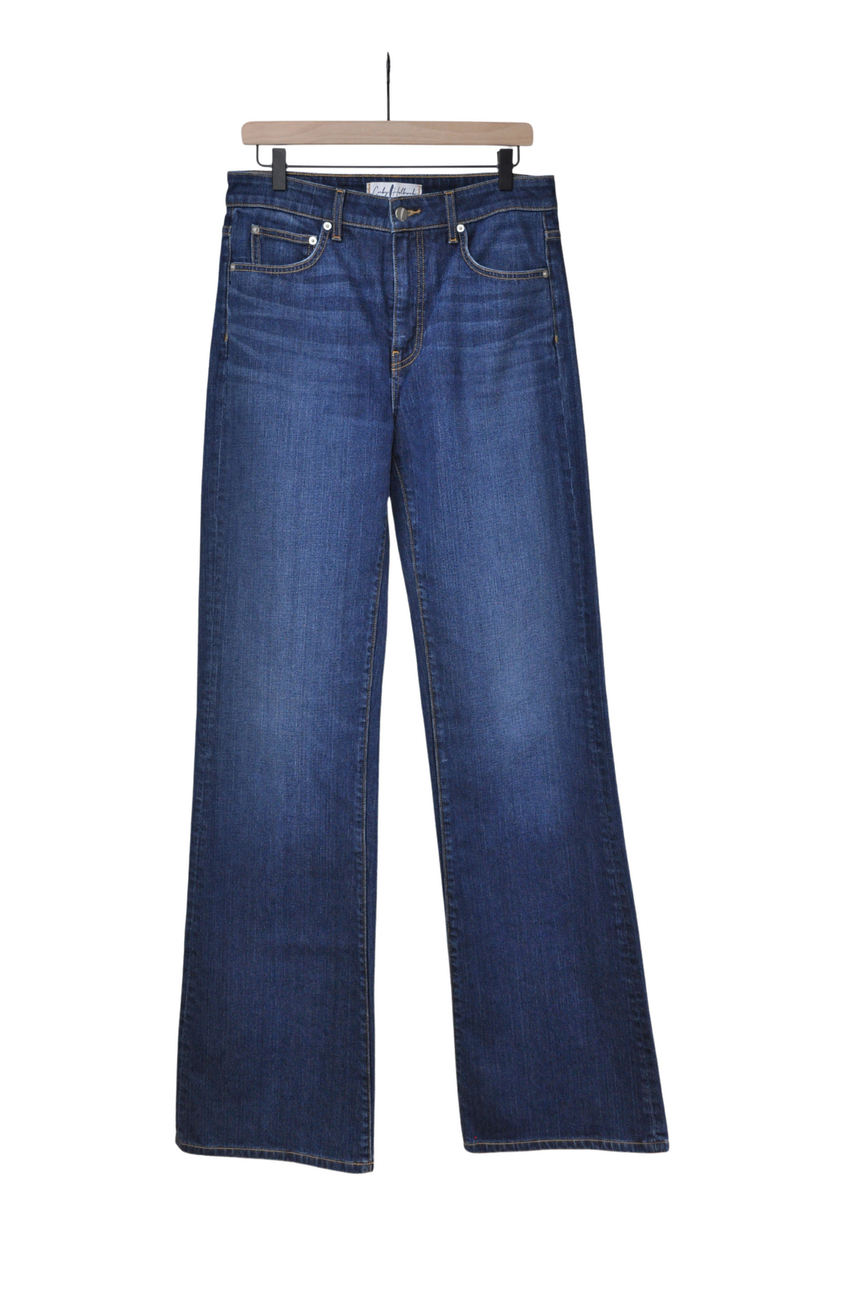 Relaxed Flare Tall Jeans, Dark Feather Wash