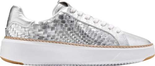 Silver Genevieve Woven/Optic White