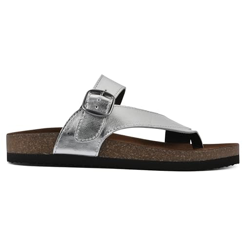 Silver/Leather