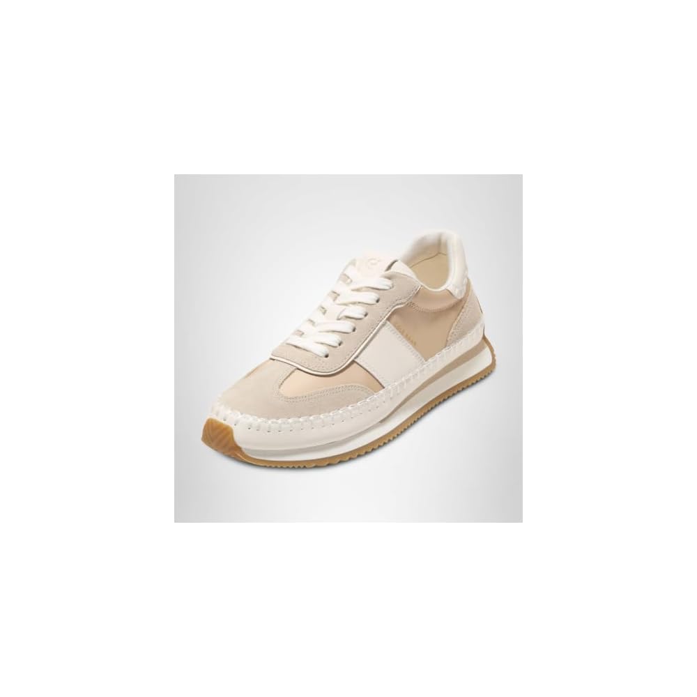 Light Sesame Nylon/Suede/Powder Leather