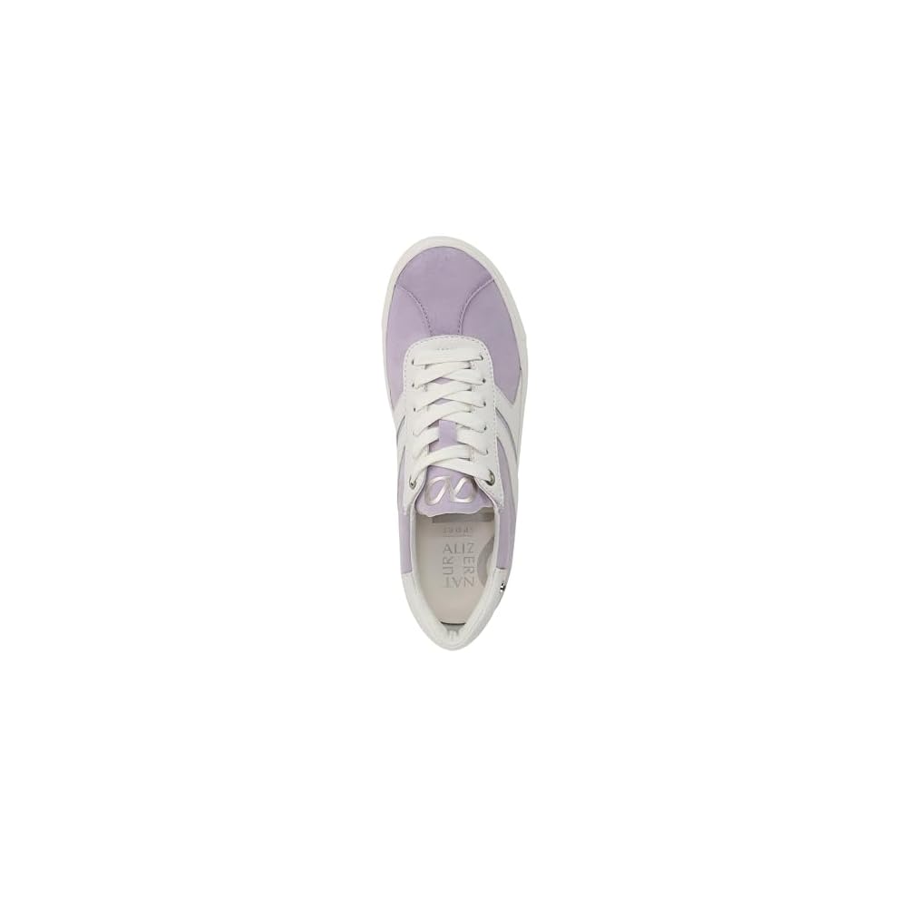 Lilac Suede/Warm White Leather