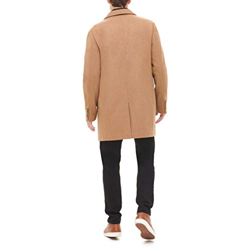 Dockers Men's Henry Wool Blend Top Coat (Regular and Big & Tall Sizes), Camel, 4XT