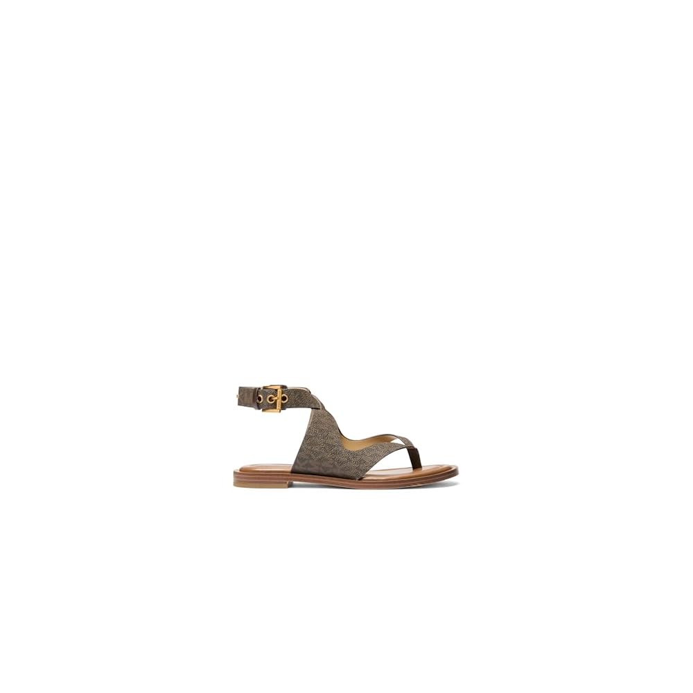 Mk Signature Coated Twill/Brown