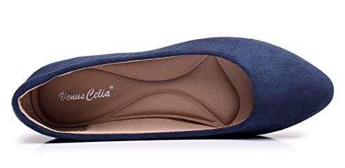 Navy Suede