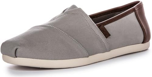 Drizzle Grey Brushed Twill/Tan Synthetic Trim