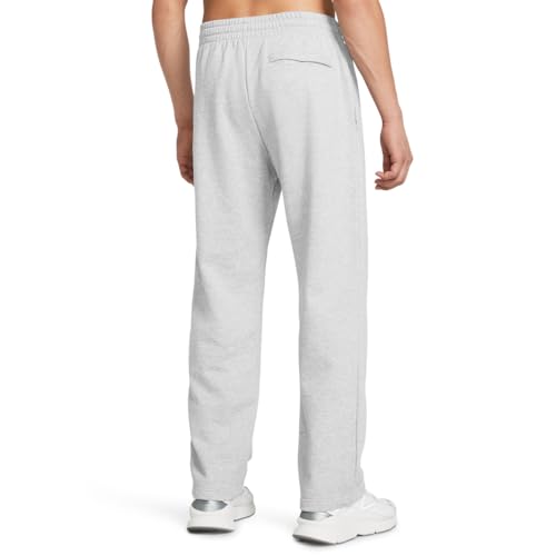 Under Armour Men's Rival Fleece Pants, (011) Mod Gray Light Heather / / White, 4X-Large Tall