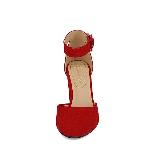 Red/Suede