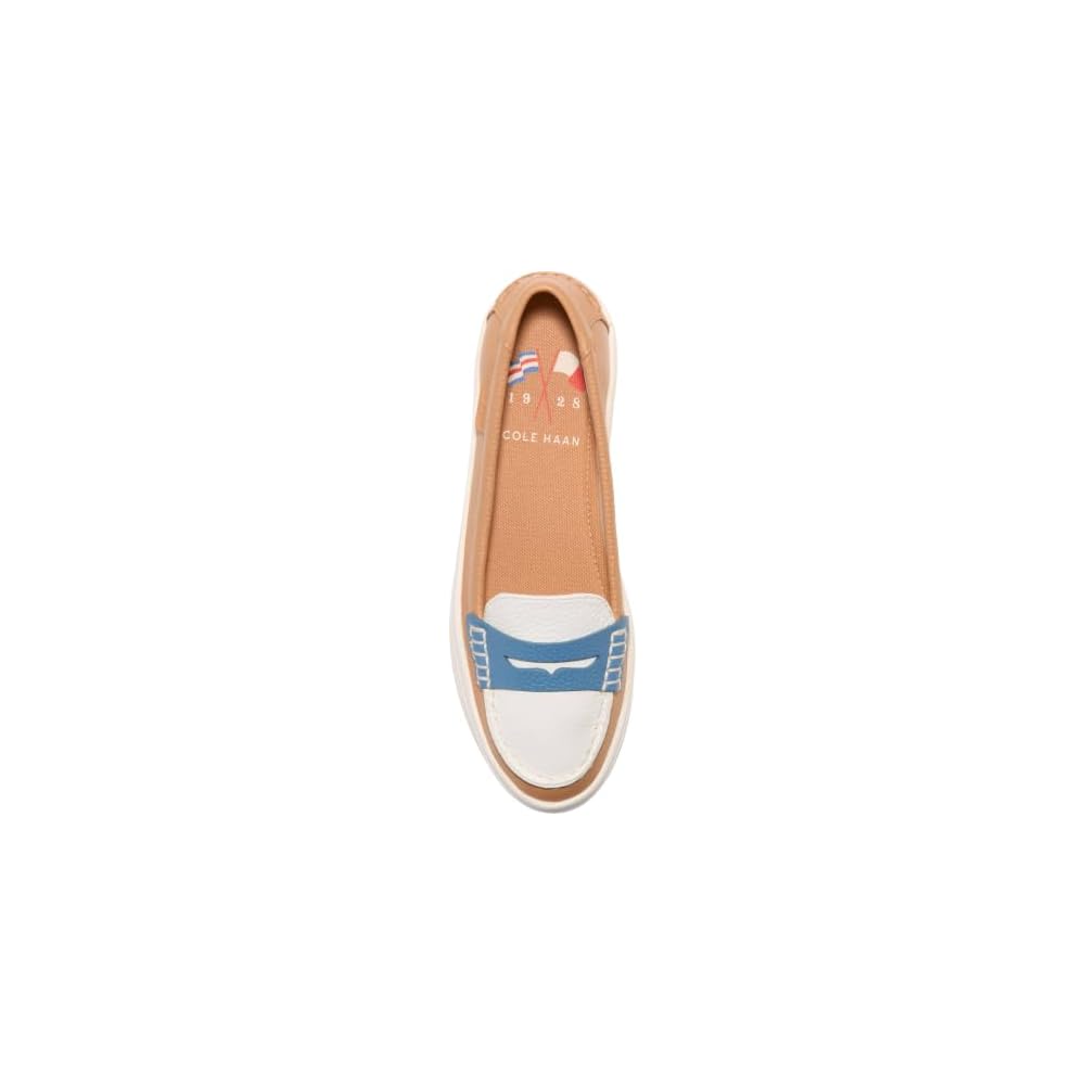 Biscuit/Powder/Provincial Blue Tumbled Leather