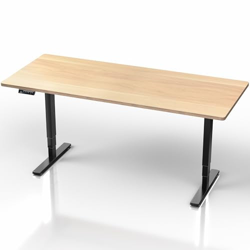 Light Wood Top / Black Frame