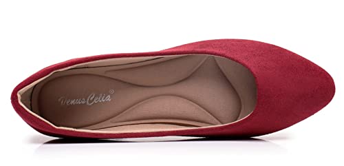 Burgundy Suede