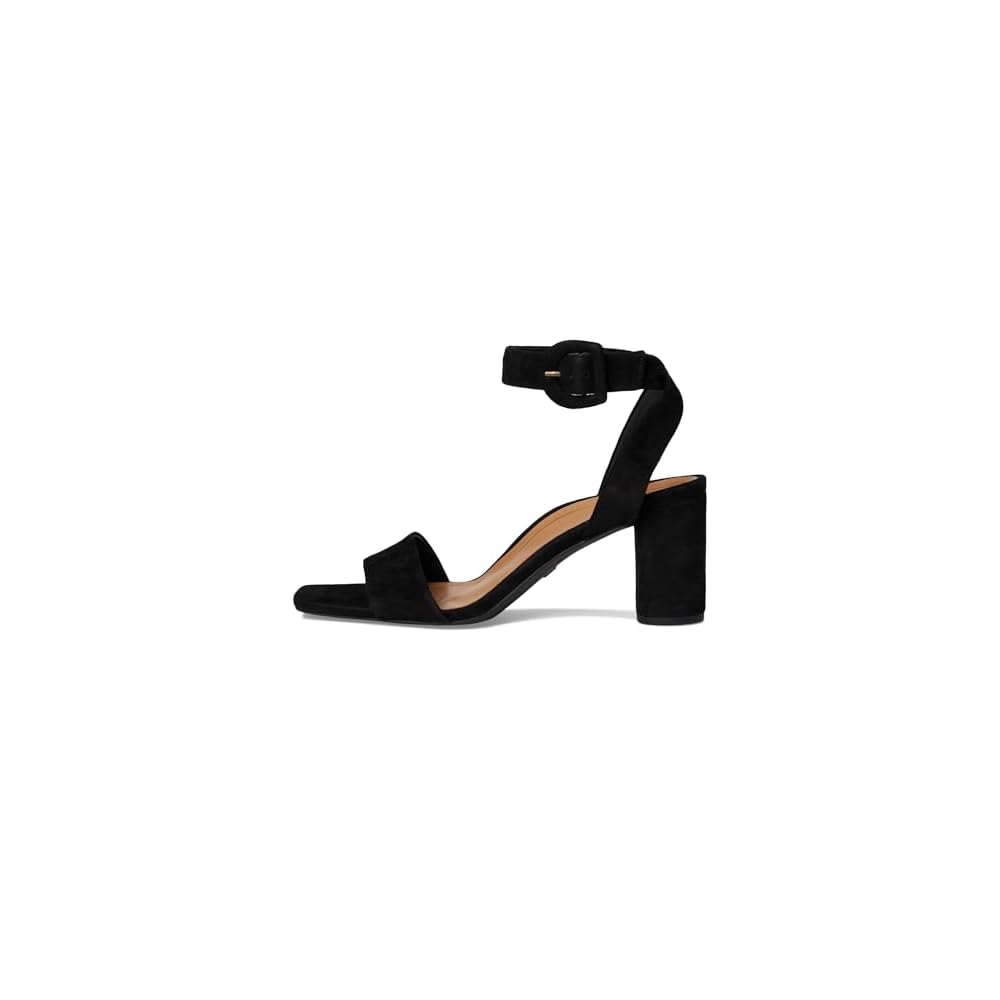Black Waxed Suede