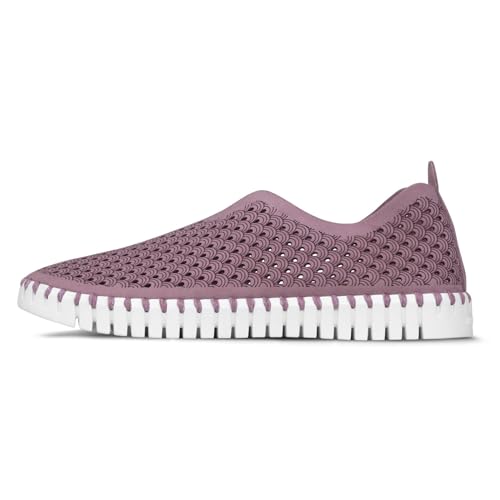Mauve Shadows/White