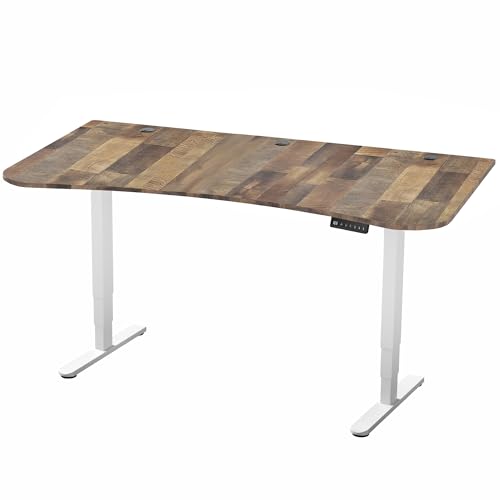 Reclaimed Wood Top / White Frame