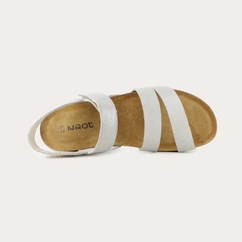 Beige Lizard Leather