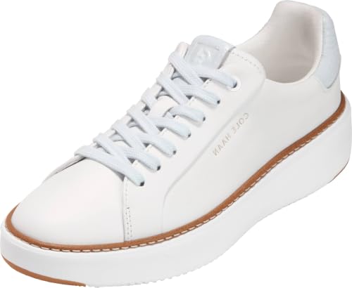 White Leather/Ballad Blue Glossy Snake Print Leather