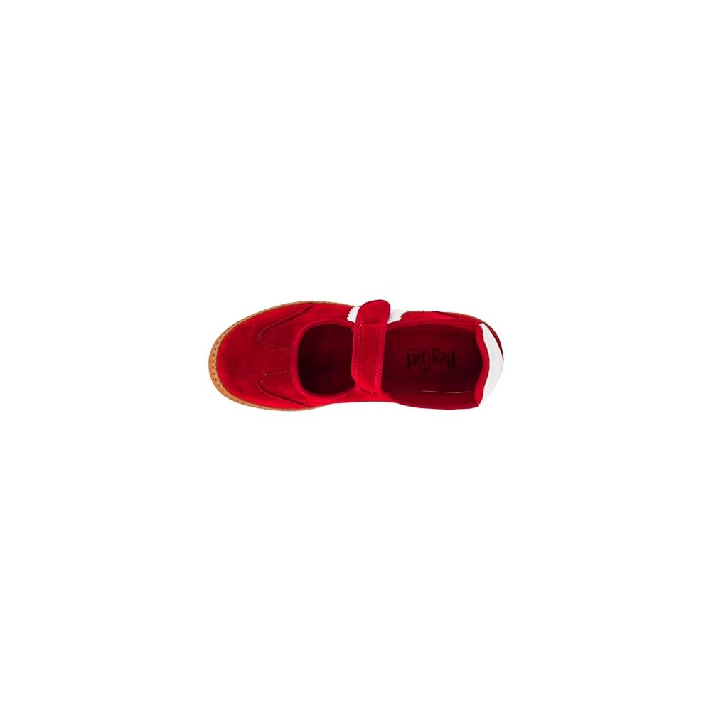 Red Faux Suede