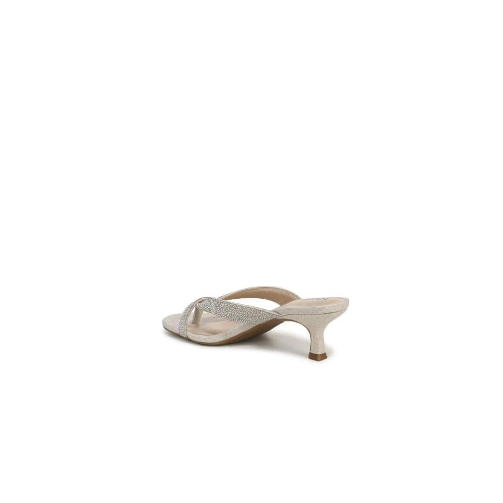 Natural Linen/Silver Beaded